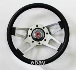 1969-1993 Olds Cutlass F85 98 442 Grant 4 Spoke Black Steering Wheel 13 1/2