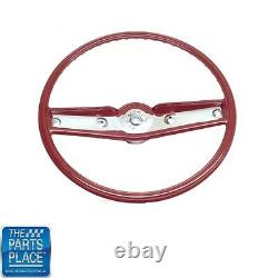 1969-70 Chevrolet Cars Standard 2 Spoke Red Steering Wheel