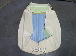 1969 Mustang Deluxe Interior Front Bucket Seat Upholstery Reproduction White