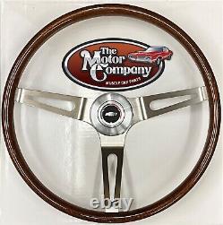 1970 1971 1972 Chevy C10 Wood Grain Comfort Grip Steering Wheel Kit