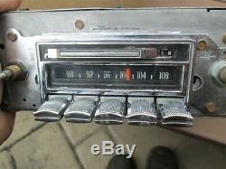 1970-1972 Oldsmobile Cutlass Factory Delco AM FM Radio Olds 442 Works TEST VIDEO