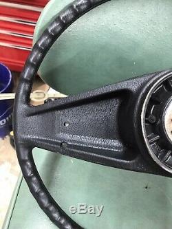 1973-87 Chevy Silverado Sierra Blazer Steering Wheel Nice Woodgrain Trim