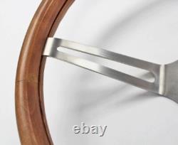 1976-1995 Jeep CJ7 CJ5 YJ Wrangler 15 Wood Steering Wheel Stained Grip 15