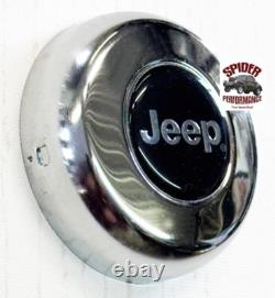1976-1995 Jeep steering wheel 13 1/2 BLACK 4 SPOKE