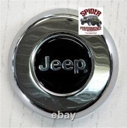 1976-1995 Jeep steering wheel 13 1/2 BLACK 4 SPOKE