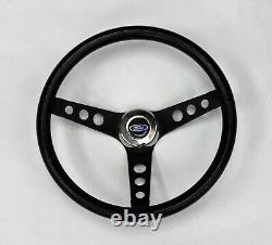 1978 1991 Ford F100 F150 F250 F350 Bronco 13 1/4 classic black steering wheel