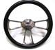 1995-2002 Gmc C-series Pick-up Truck Black & Billet Steering Wheel Full Kit