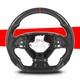 1x D-shaped Real Carbon Fiber Steering Wheel For Chevrolet Camaro Zl1 2016-2024