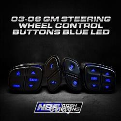 2003-2006 Gm Steering Wheel Control Buttons (Blue Led)