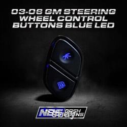 2003-2006 Gm Steering Wheel Control Buttons (Blue Led)