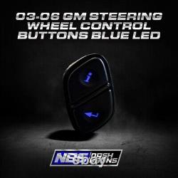 2003-2006 Gm Steering Wheel Control Buttons (Blue Led)