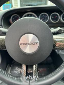2005 2006 Ford GT Steering Wheel Horn Emblem DIY E-Z Fit Aluminum