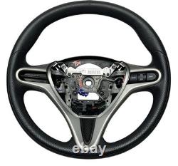 2006-2011 Honda Civic Steering Wheel Assembly Black OEM