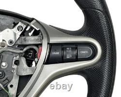 2006-2011 Honda Civic Steering Wheel Assembly Black OEM