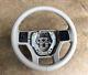 2007-2014 Ford Expedition Steering Wheel Ivory Leather Oem