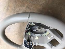 2007-2014 Ford Expedition Steering Wheel Ivory Leather OEM