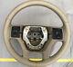 2007-2014 Ford Expedition Steering Wheel Tan Leather Oem
