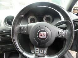 2007 SEAT IBIZA FR Genuine Steering Wheel In Black Leather 2002 2009