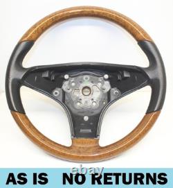 2009-2011 Mercedes Slk 300 Steering Wheel Woodgrain Oem