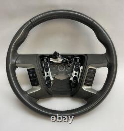 2010-2012 Ford Fusion Steering Wheel Assembly Black Leather OEM