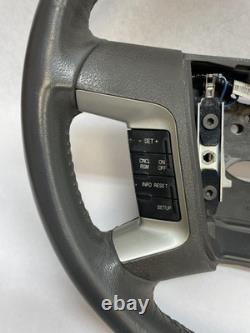 2010-2012 Ford Fusion Steering Wheel Assembly Black Leather OEM