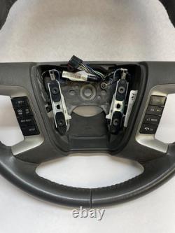 2010-2012 Ford Fusion Steering Wheel Assembly Black Leather OEM
