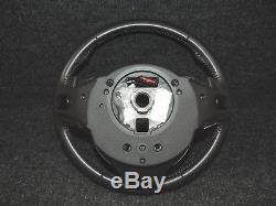 2010-2015 CAMARO RS SS OEM BLACK SILVER STEERING WHEEL w BUTTONS PADDLE SHIFTER