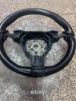 2012 Porsche Panamera Steering Wheel Black Leather Without Controls