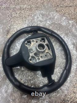 2012 Porsche Panamera Steering Wheel Black Leather Without Controls