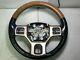 2013 2014 Dodge Ram 1500 Longhorn Wood Trim Steering Wheel