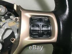 2013 2014 Dodge Ram 1500 Longhorn Wood Trim Steering Wheel