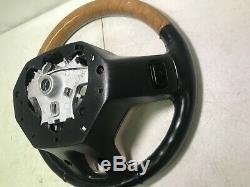 2013 2014 Dodge Ram 1500 Longhorn Wood Trim Steering Wheel