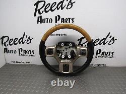 2013-2018 Dodge Ram 1500 2500 Limited Black Longhorn Heated Steering Wheel