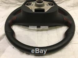 2013-2020 Seat 6f Leon Ibiza Arona Flat Bottem Steering Wheel Fr Red Stitching