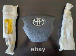 2014 2019 Toyota Highlander Steering Wheel, Driver Knee and L&R Seat Airbags