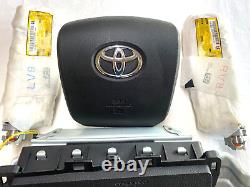 2014-2020 Toyota 4runner driver Steering wheel, knee & seats L & R Airbags