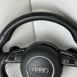 2014 Audi Q5 Leather Sline Steering Wheel Flatbottom Oem