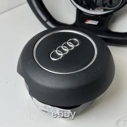 2014 Audi Q5 Leather Sline Steering Wheel Flatbottom Oem