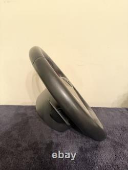 2015-2019 C7 Corvette Z06 OEM Steering Wheel Black with Carbon Fiber Red Stitch