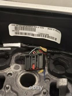 2015-2019 C7 Corvette Z06 OEM Steering Wheel Black with Carbon Fiber Red Stitch