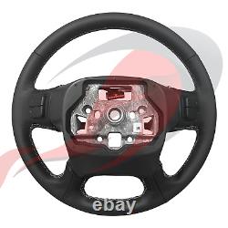 2015-2019 Silverado 2500HD & 3500HD GM Black Leather Steering Wheel 84483749