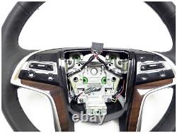 2015-2020 Cadillac Escalade Steering Wheel Black Lather Black Stiches 23361003
