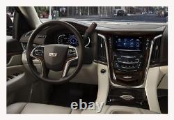 2015-2020 Cadillac Escalade Steering Wheel Dark Brown Lather Stitches 23360992