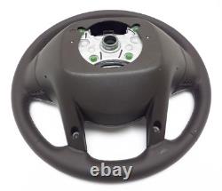 2015-2020 Cadillac Escalade Steering Wheel Dark Brown Lather Stitches 23360992