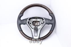 2015 MERCEDES BENZ E-CLASS STEERING WHEEL With CRUISE CONTROL SWITCHES OEM