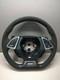 2016-2021 Camaro Ss Heated Automatic Suede Steering Wheel Gray Stitching & Fca