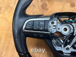 2016-2021 Lexus LX570 Steering Wheel Paddle Shifters Black Wood With Switches OEM