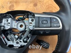 2016-2021 Lexus LX570 Steering Wheel Paddle Shifters Black Wood With Switches OEM