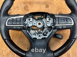 2016-2021 Lexus LX570 Steering Wheel Paddle Shifters Black Wood With Switches OEM