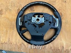 2016-2021 Lexus LX570 Steering Wheel Paddle Shifters Black Wood With Switches OEM